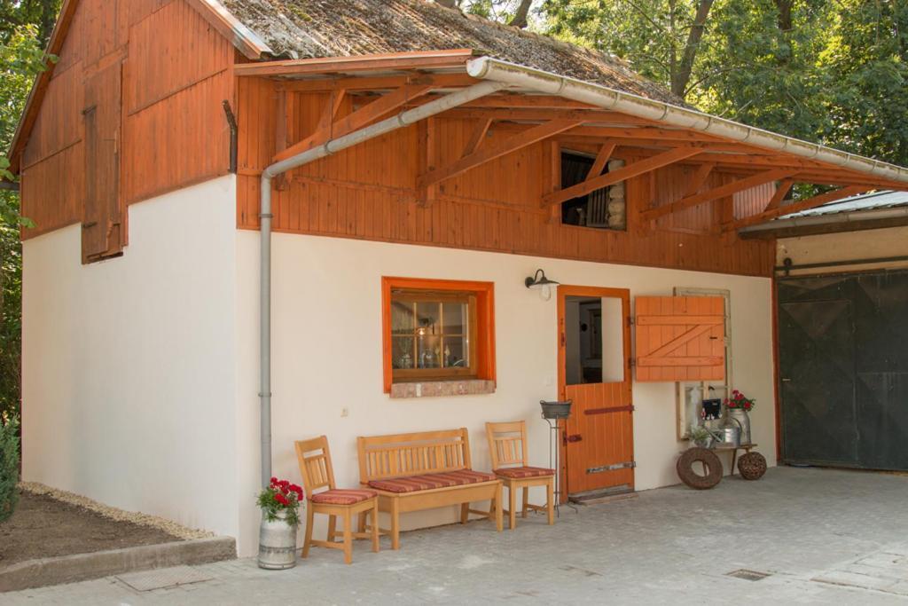 Moderne Jurte Herbsleben Exterior foto